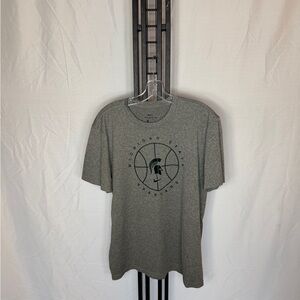 Nike Gray Michigan State‎ Spartans Men's Tee